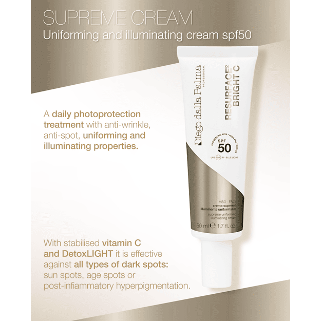 Resurface Bright C Supreme Uniforming and Illuminating Cream SPF50 (DDP) 50ml
